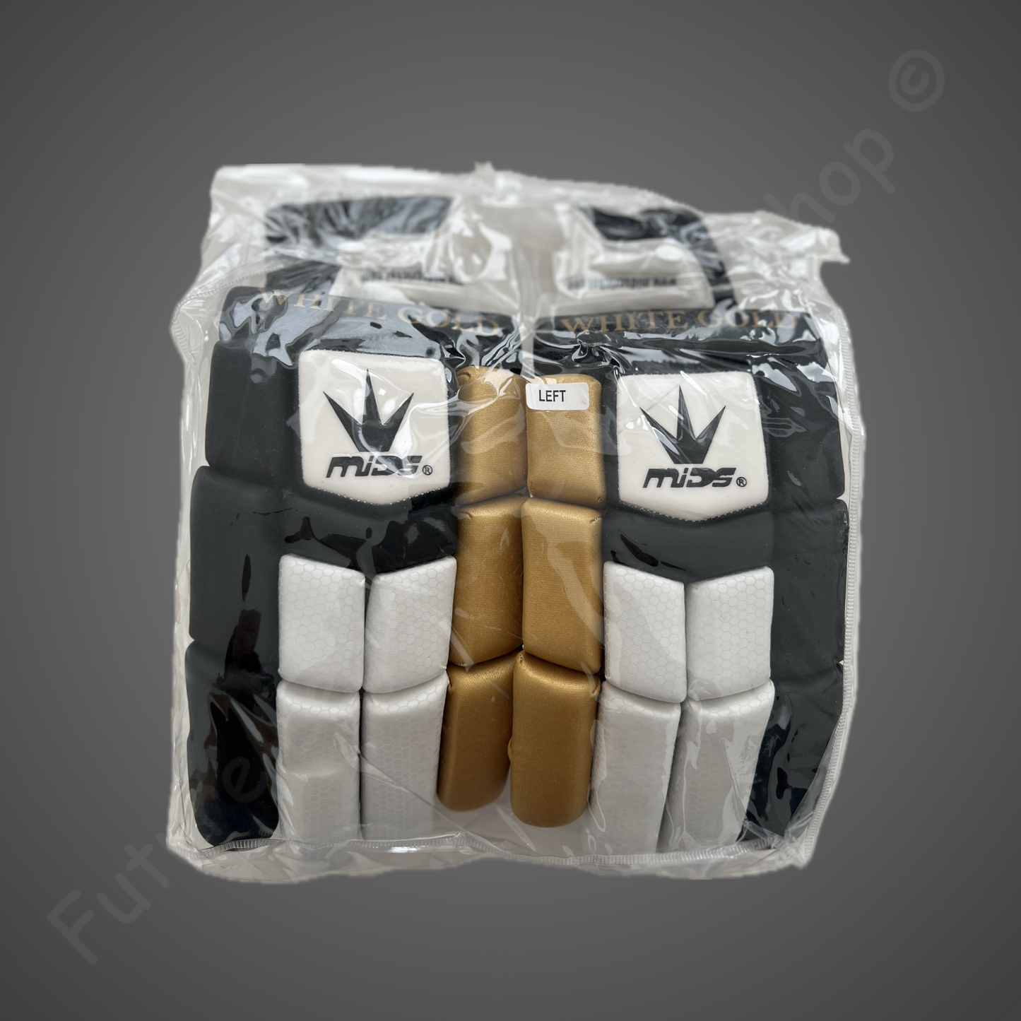 Mids White Gold - Cricket Batting Gloves