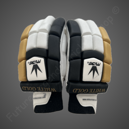 Mids White Gold - Cricket Batting Gloves