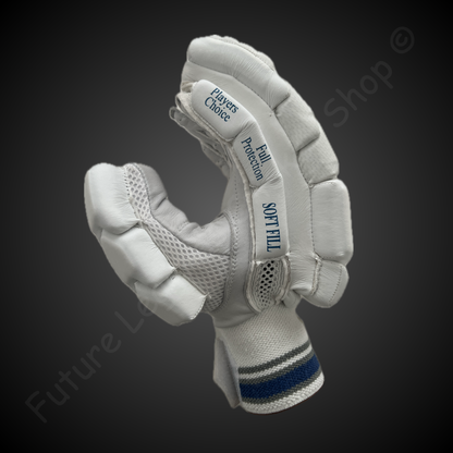 Mids Test White - Cricket Batting Gloves