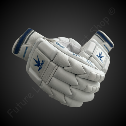 Mids Test White - Cricket Batting Gloves